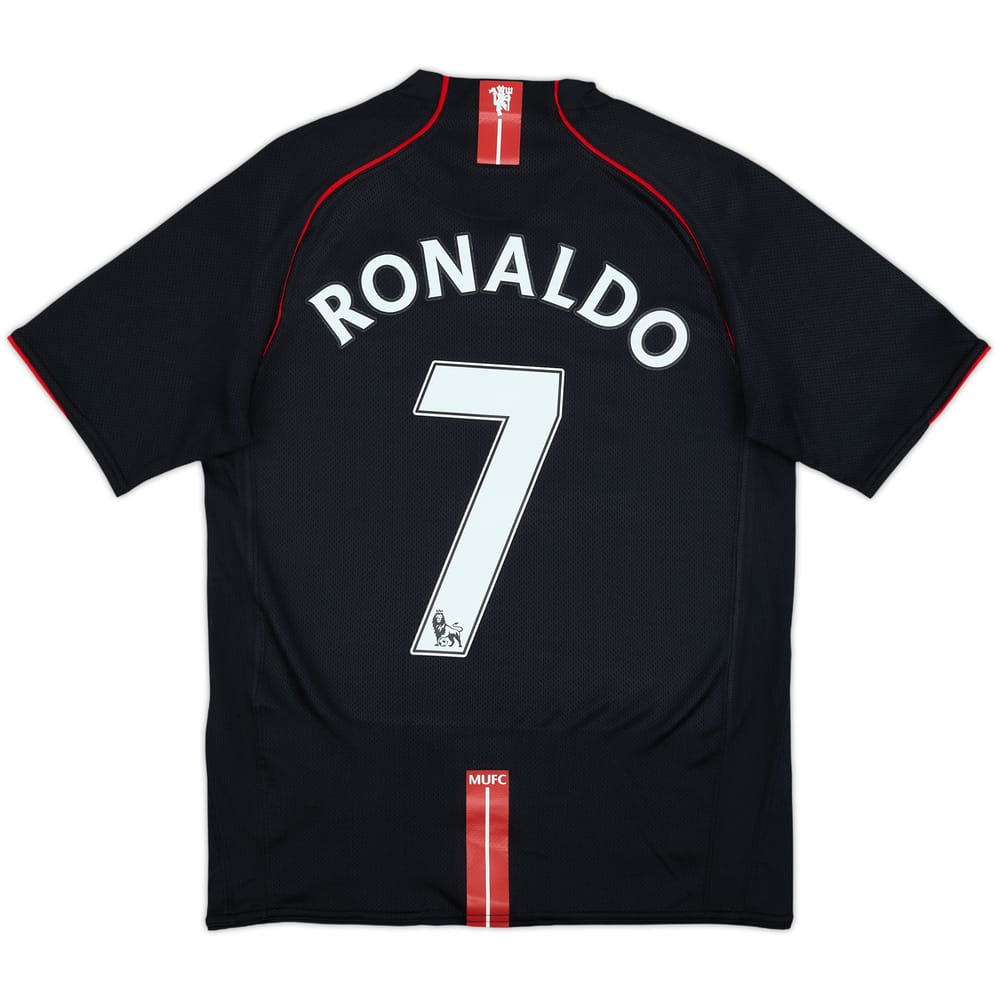 2007-08 Manchester United Away Shirt Ronaldo #7 - 8/10 - (XL.Boys)