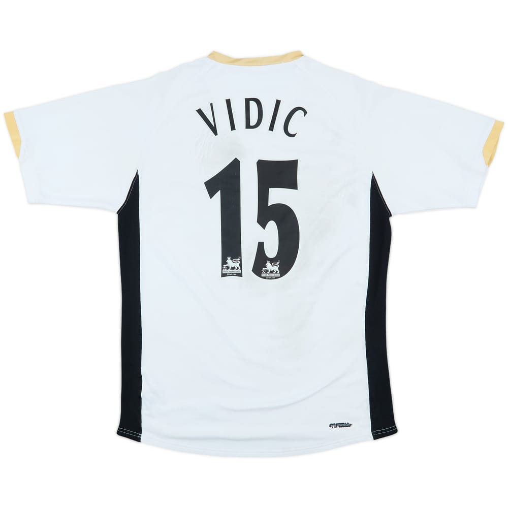 2006-08 Manchester United Away Shirt Vidic #15 - 5/10 - (M)