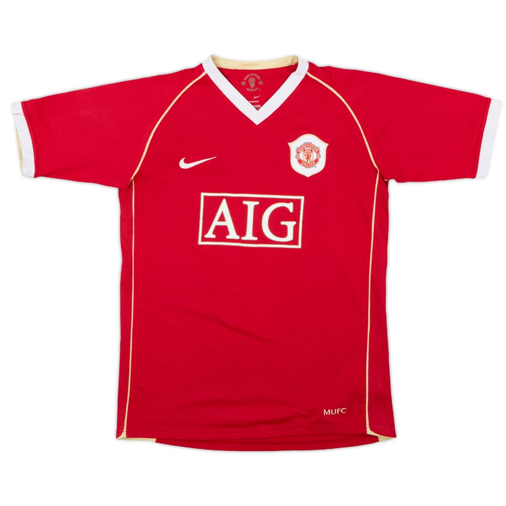2006-07 Manchester United Home Shirt - 5/10 - (XL.Boys)