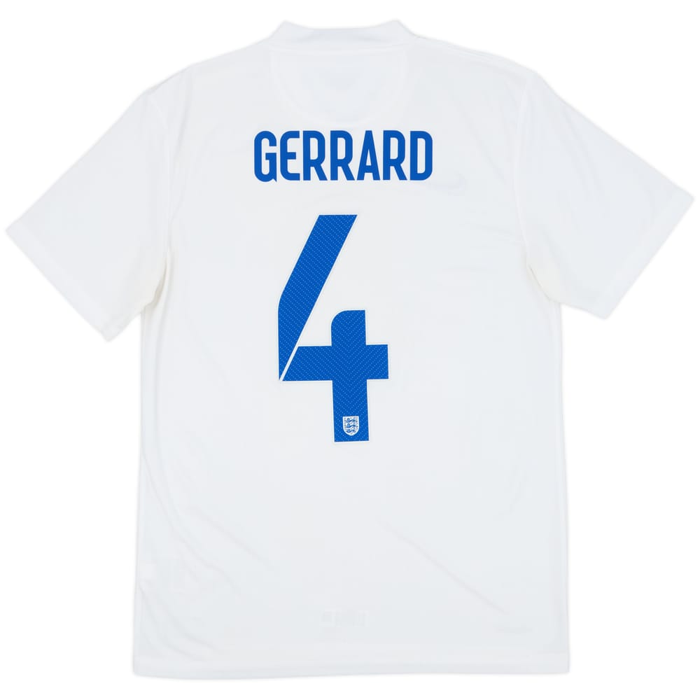 2014-15 England Home Shirt Gerrard #4 - 6/10 - (S)