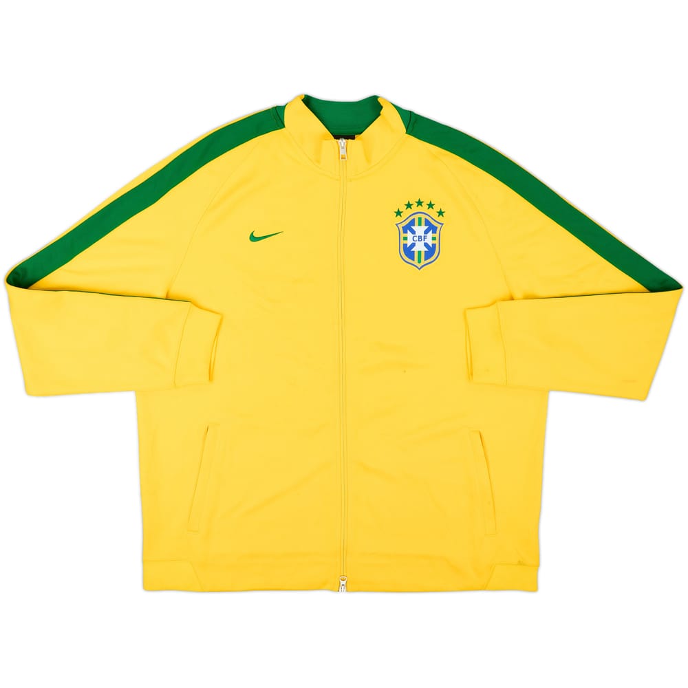 2013-14 Brazil Nike Track Jacket - 7/10 - (XXL)