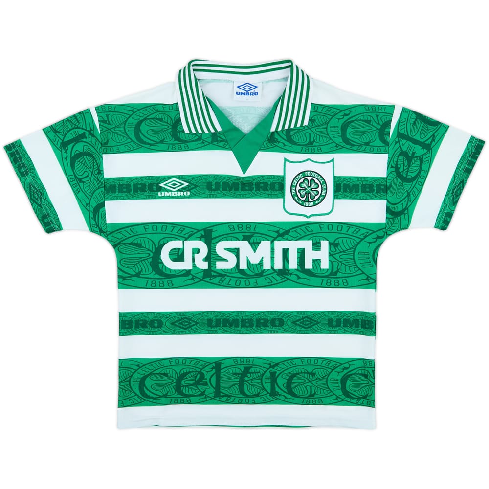 1995-97 Celtic Home Shirt - 9/10 - (Y)