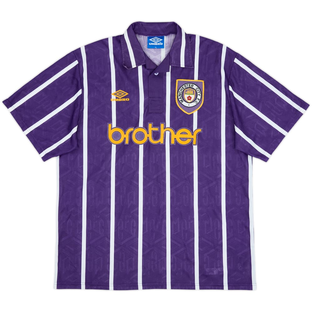 1993-94 Manchester City Away Shirt - 8/10 - (XL)