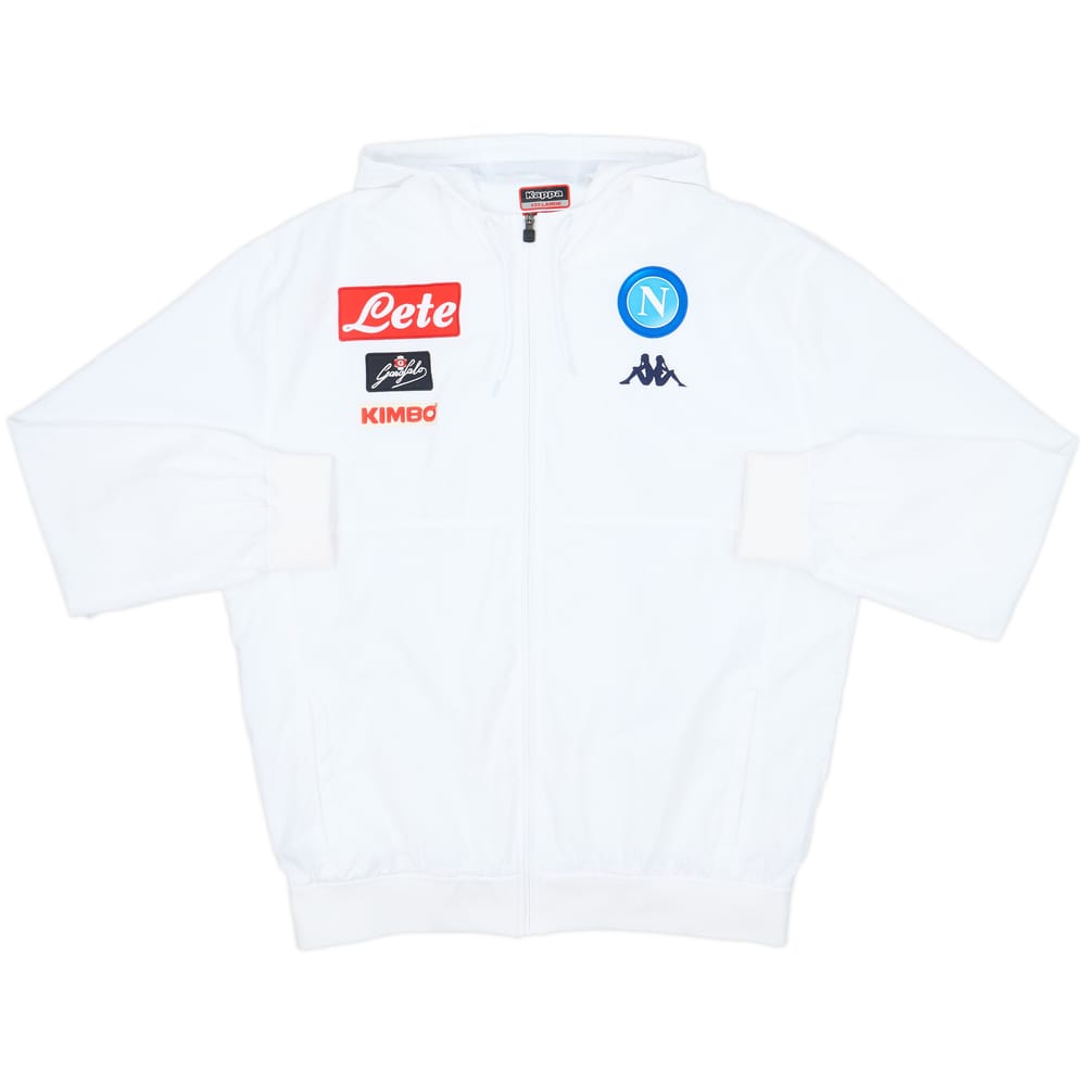 2017-18 Napoli Kappa Hooded Rain Jacket - 9/10 - (3XL)
