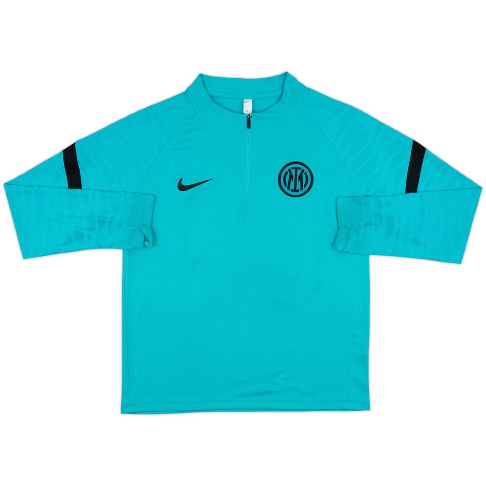 2018-19 Inter Milan Nike 1/4 Zip Training Top - 8/10 - (L)