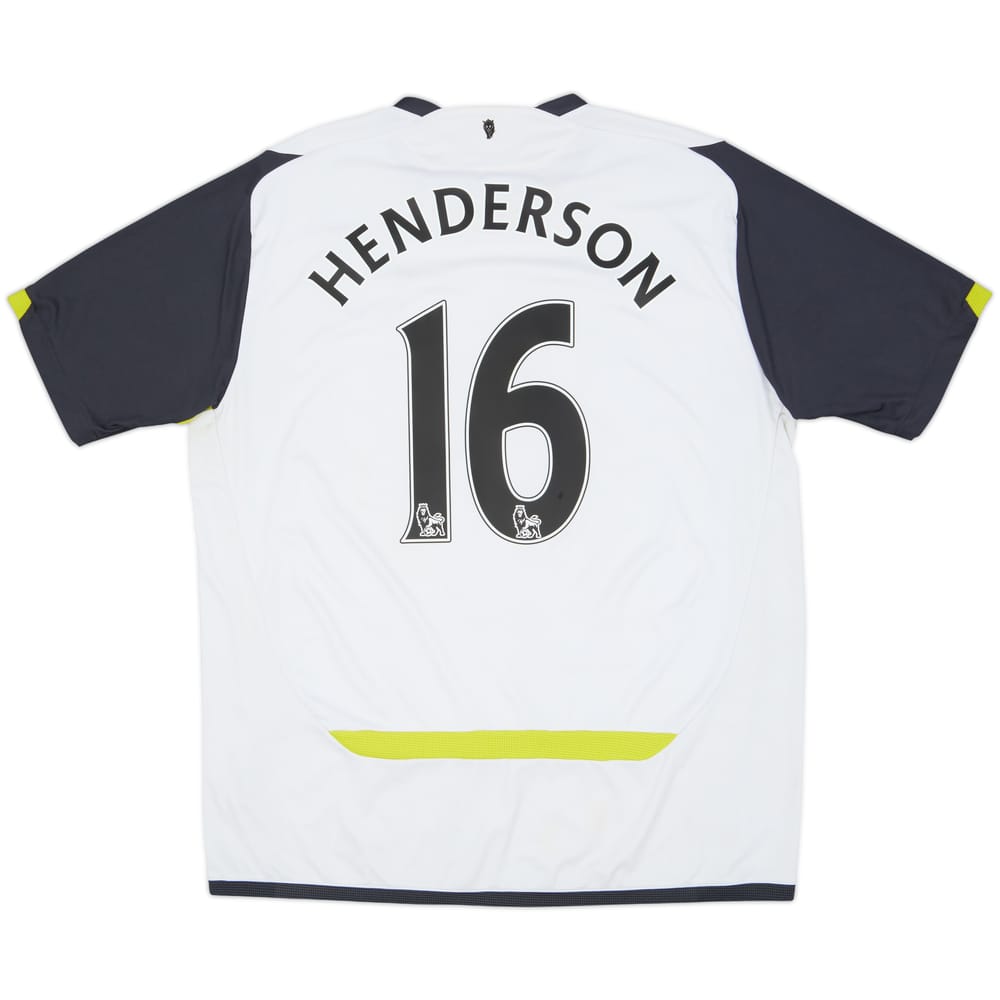 2009-10 Sunderland Away Shirt Henderson #16 - 5/10 - (XL)