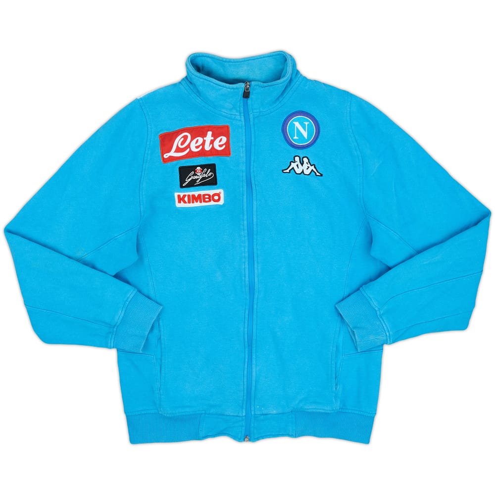 2016-17 Napoli Kappa Track Jacket - 6/10 - (L.Boys)
