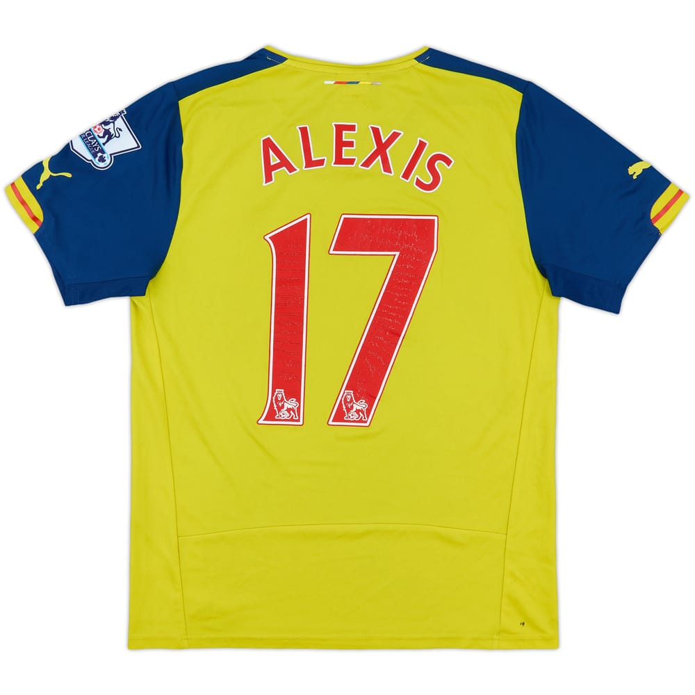 2014-15 Arsenal Away Shirt Alexis #17 - 5/10 - (M)