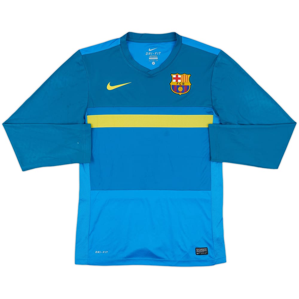 2011-12 Barcelona Nike Training L/S Shirt - 8/10 - (S)