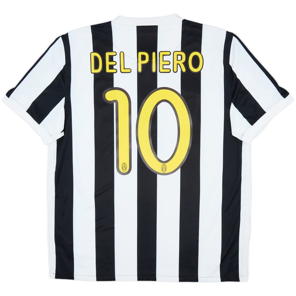 2009-10 Juventus Home Shirt Del Piero #10 - 8/10 - (L)