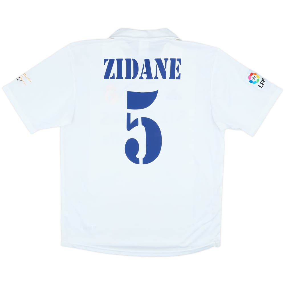 2002-03 Real Madrid Centenary Home Shirt Zidane #5 - 7/10 - (M)