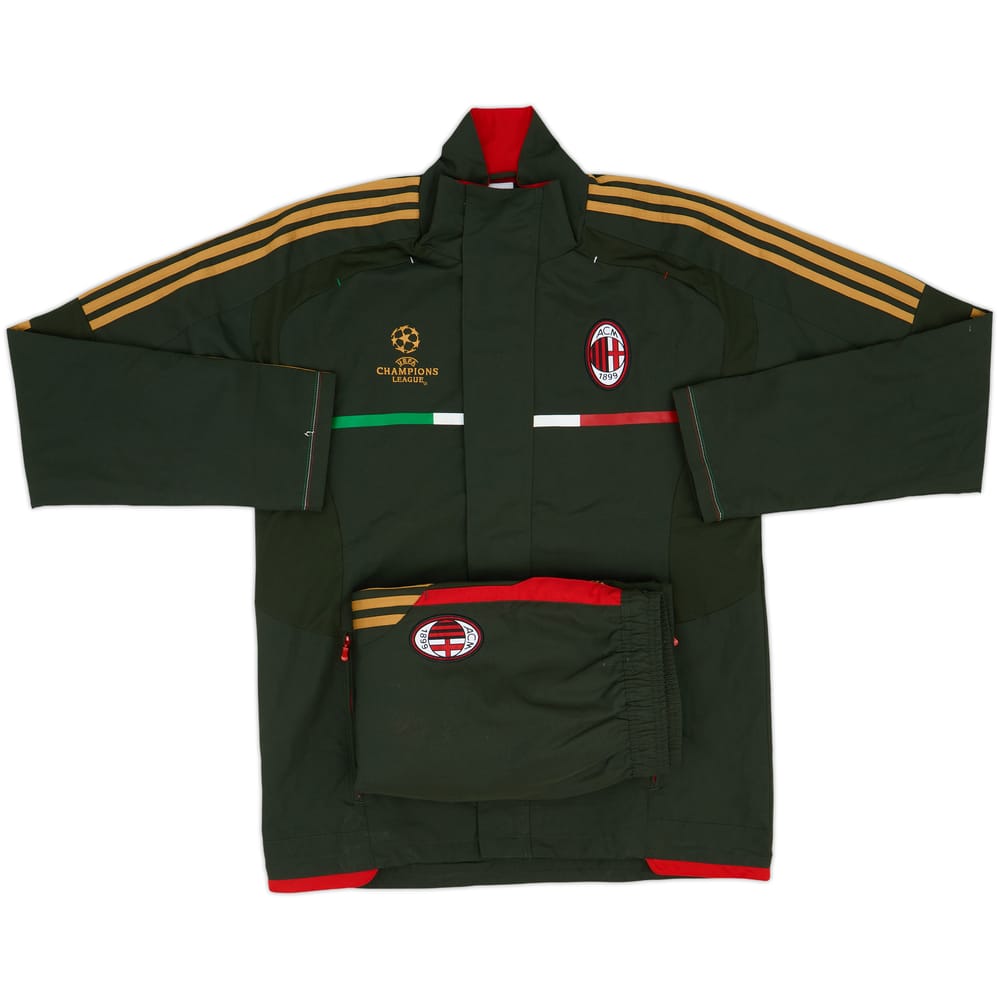 2011-12 AC Milan adidas CL Tracksuit - 8/10 - (M/L)