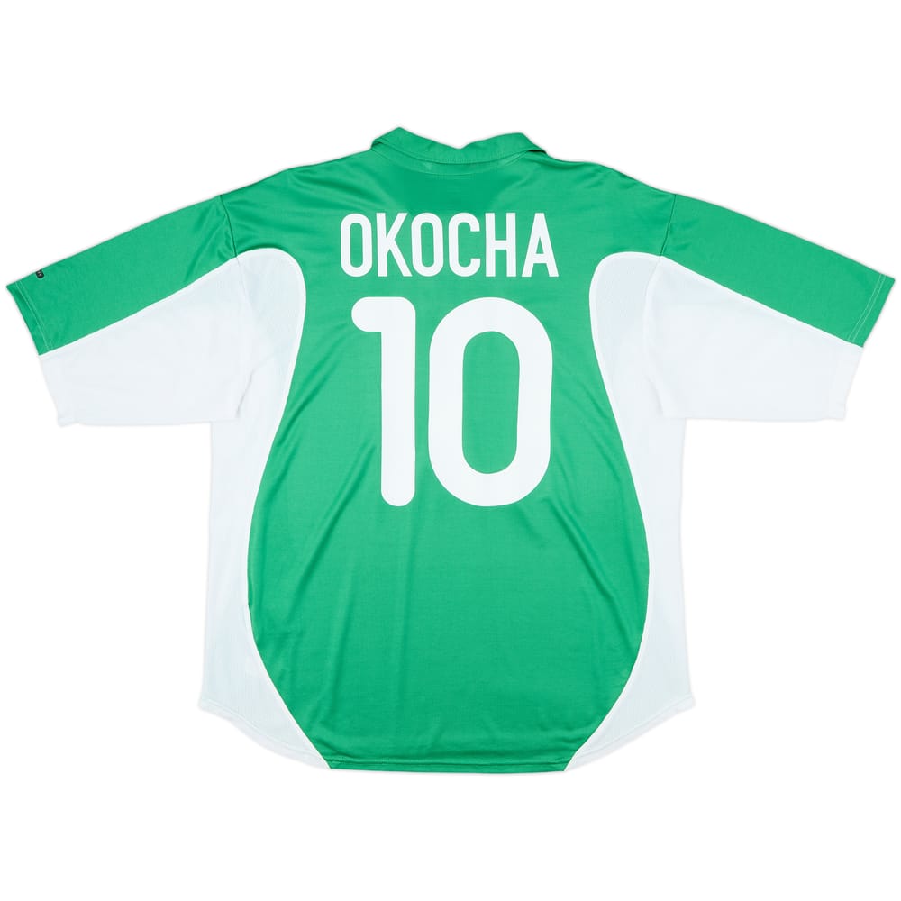 2000-01 Nigeria Home Shirt Okocha #10 - 9/10 - (L)