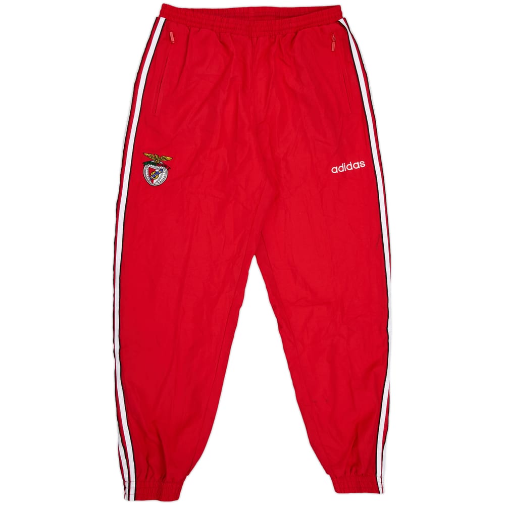 1997-98 Benfica adidas Track Pants/Bottoms - 8/10 - (L)
