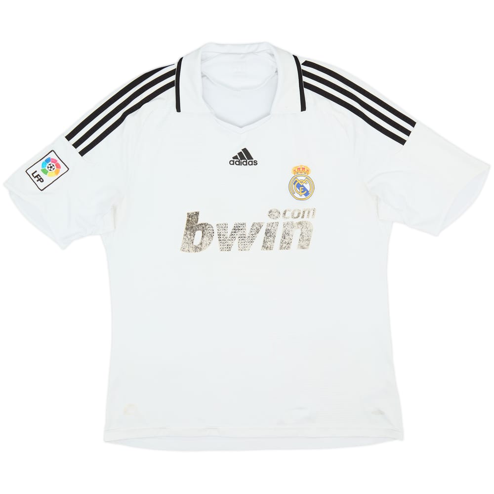 2008-09 Real Madrid Home Shirt - 4/10 - (L)