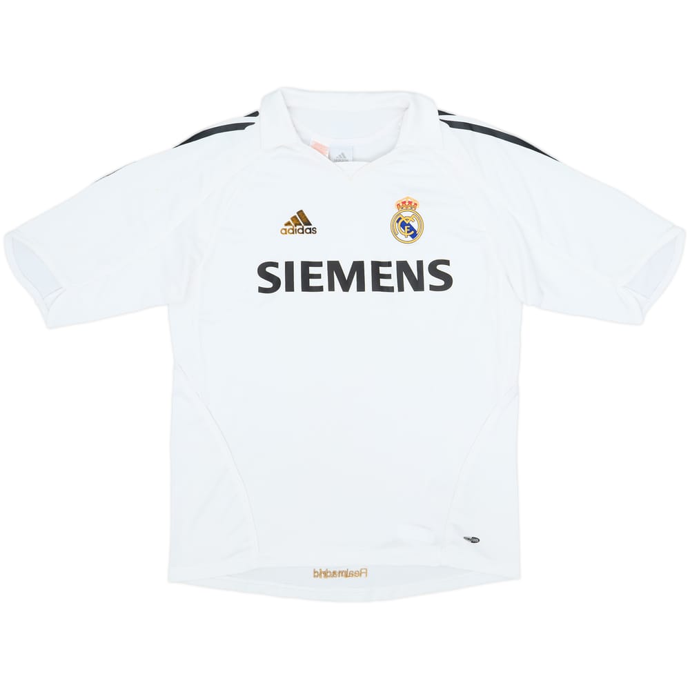 2005-06 Real Madrid Home Shirt - 4/10 - (XL.Boys)