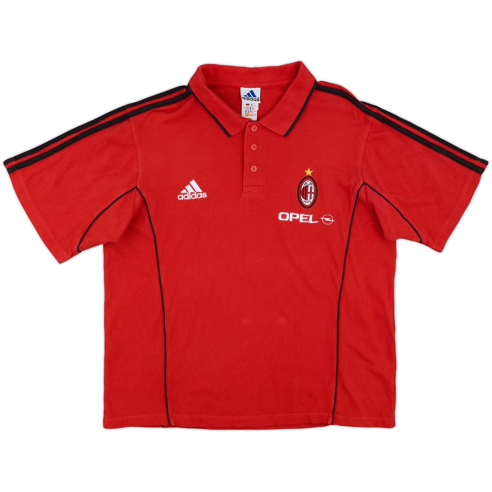 1999-00 AC Milan adidas Polo Shirt - 8/10 - (L)