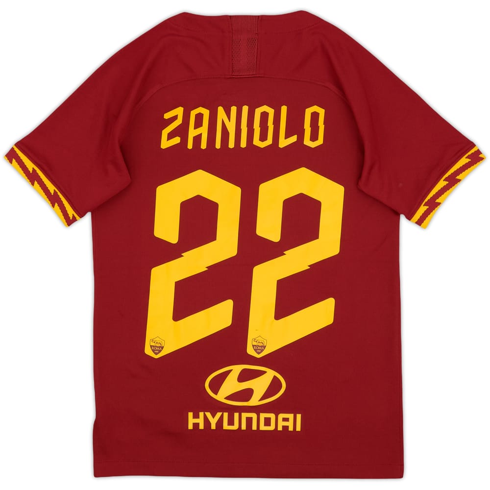 2019-20 Roma Home Shirt Zaniolo #22 - 7/10 - (L.Boys)