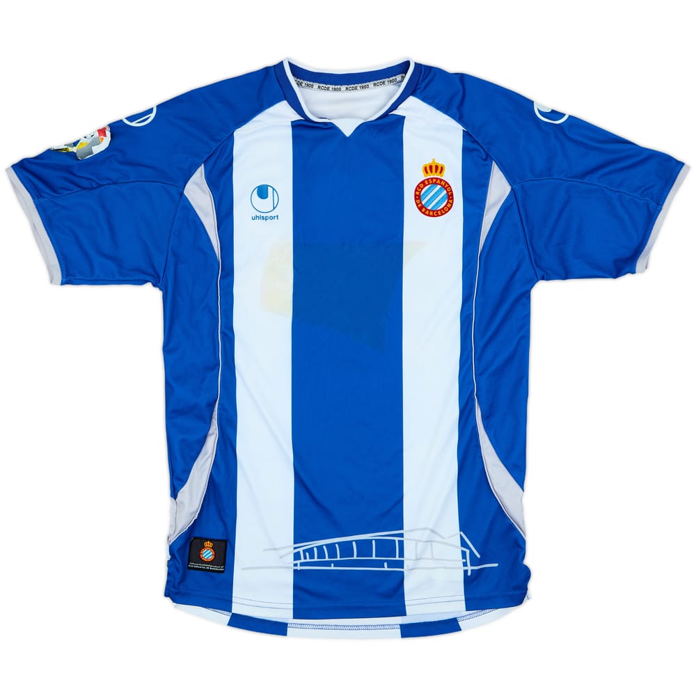 2009-10 Espanyol Home Shirt - 3/10 - (M)