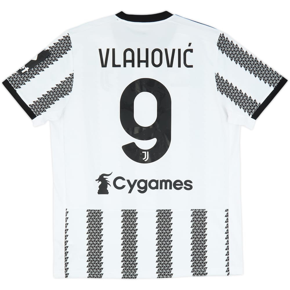 2022-23 Juventus Home Shirt Vlahovic #9 - 5/10 - (L)
