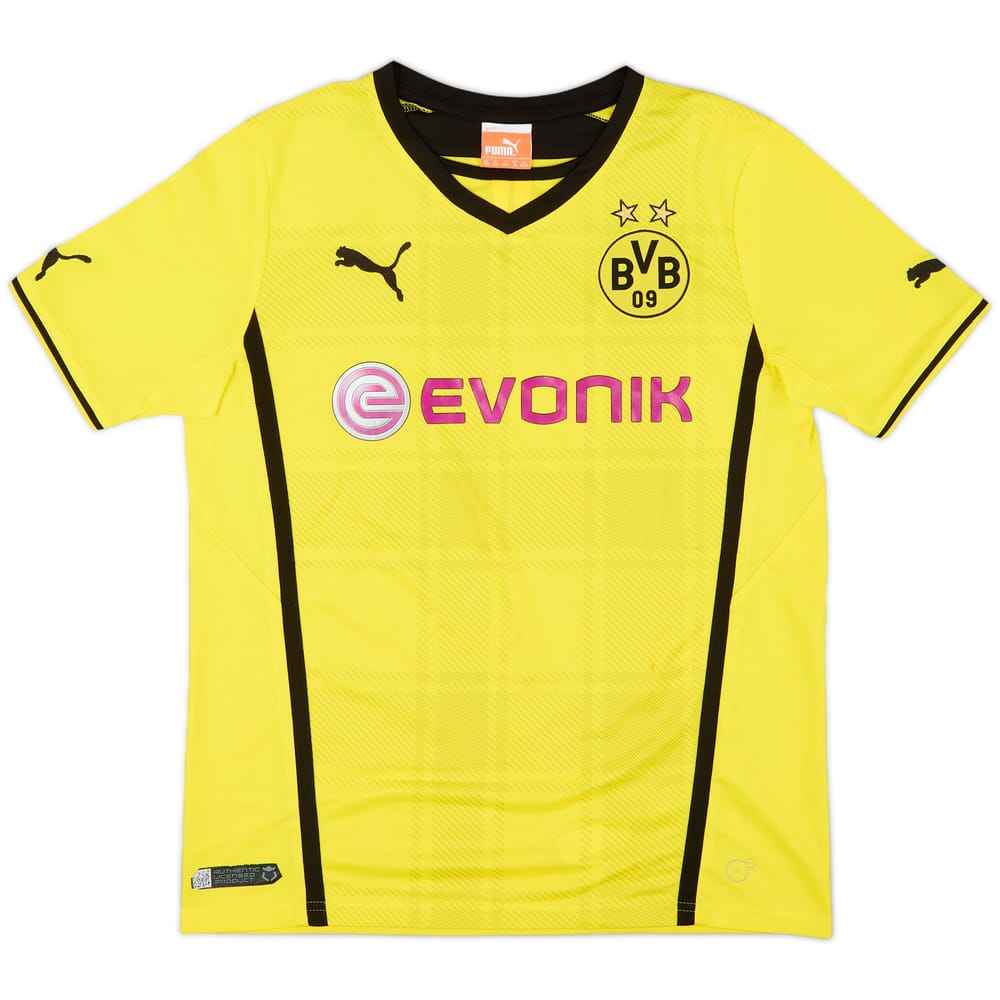 2013-14 Borussia Dortmund Home Shirt - 8/10 - (XL.Boys)