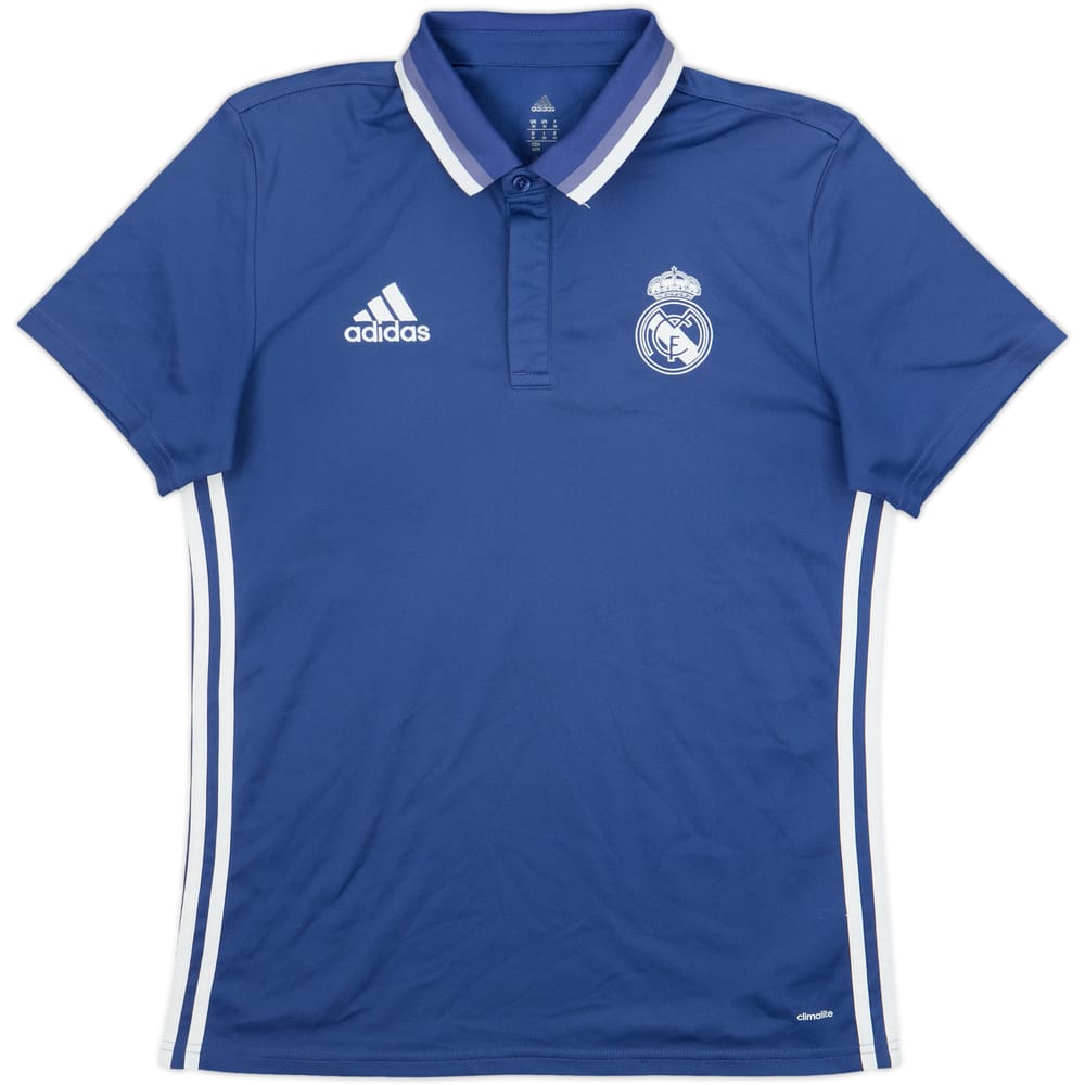 2016-17 Real Madrid adidas Polo Shirt - 9/10 - (M)