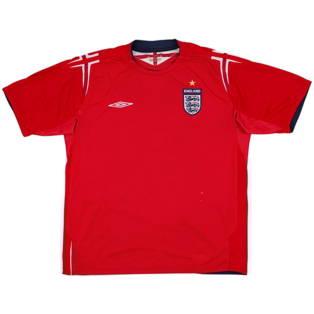 2004-06 England Away Shirt - 5/10 - (XL)