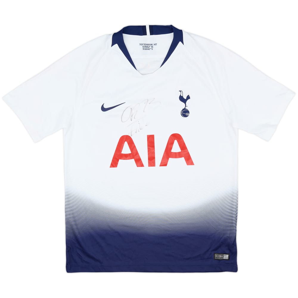 2018-19 Tottenham Signed Home Shirt - 7/10 - (M)