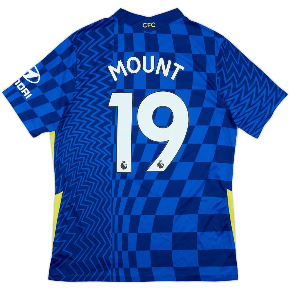 2021-22 Chelsea Home Shirt Mount #19 - 8/10 - (L)