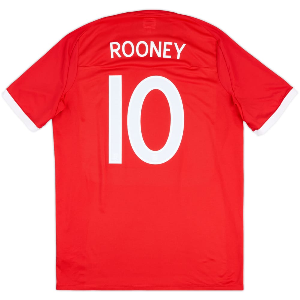 2010-11 England Away Shirt Rooney #10 - 10/10 - (L)