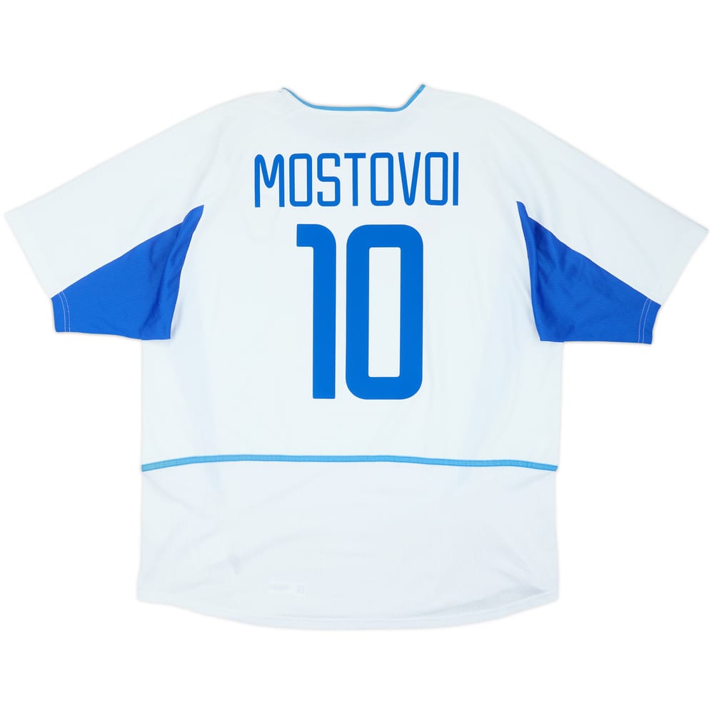 2002-04 Russia Home Shirt Mostovoi #10 - 8/10 - (XL)