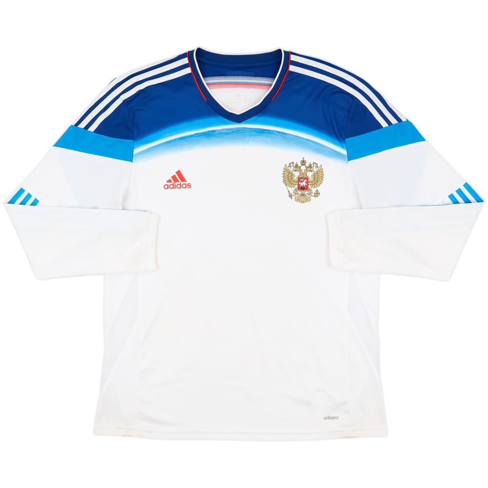 2014 Russia Player Issue Away L/S Shirt - 7/10 - (XL)