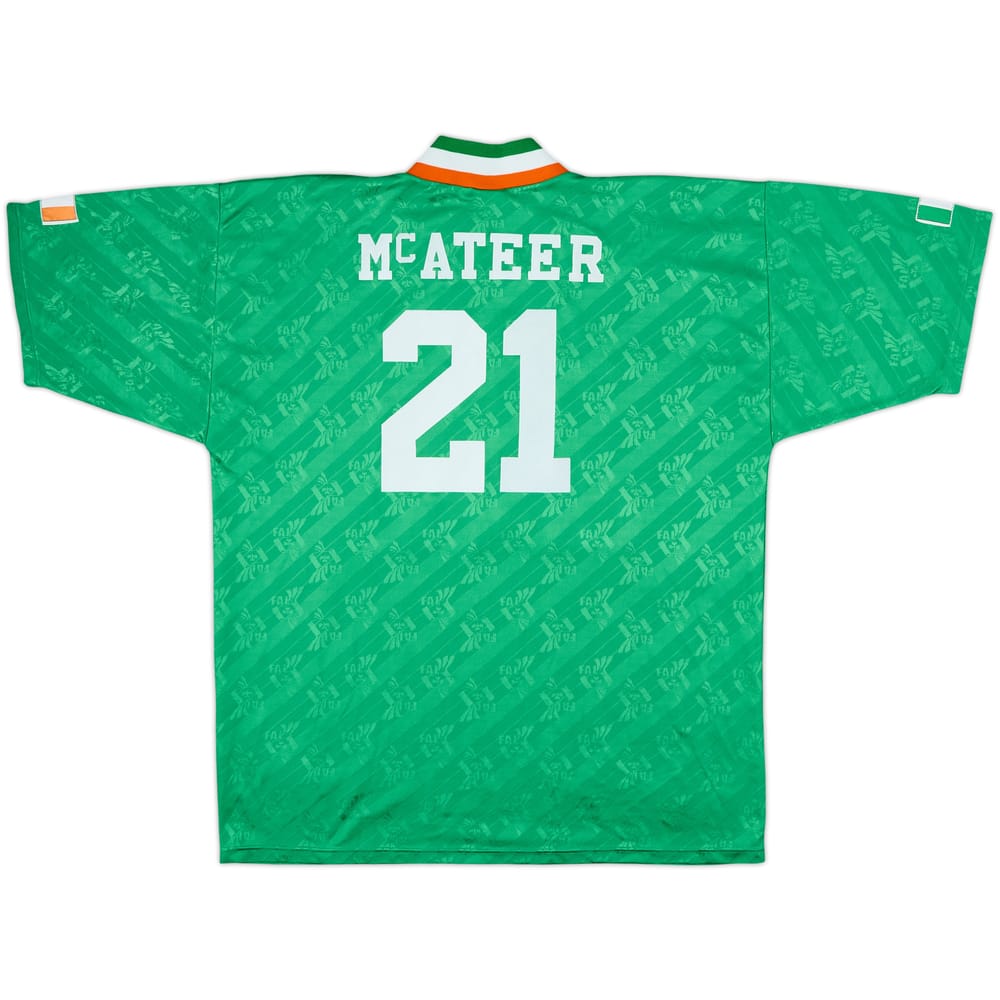 1994 Ireland Home Shirt McAteer #21 - 8/10 - (L)
