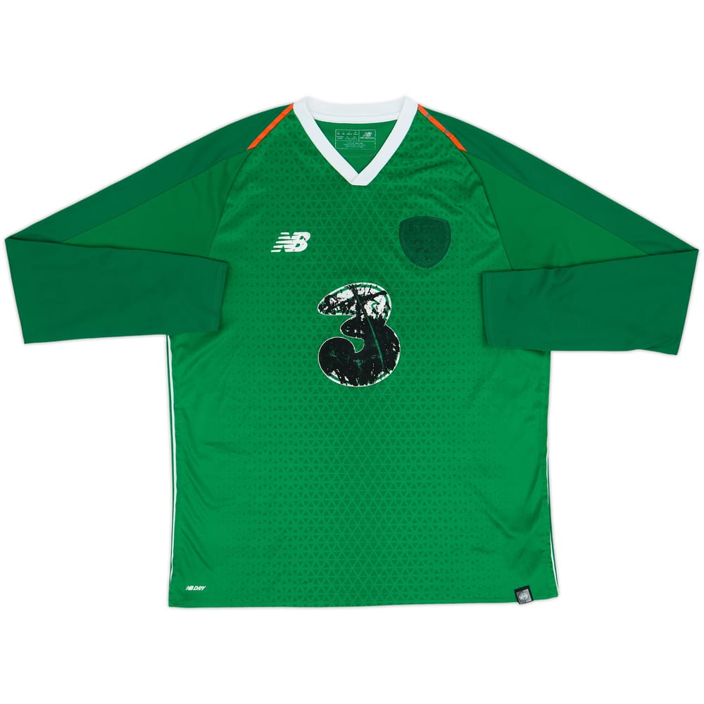 2018-20 Ireland Home L/S Shirt - 3/10 - (L)