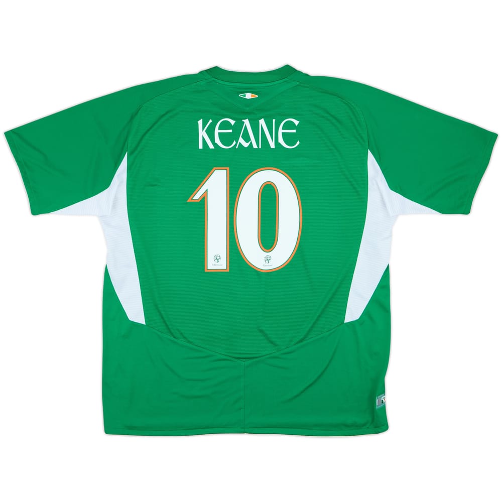 2004-06 Ireland Home Shirt Keane #10
