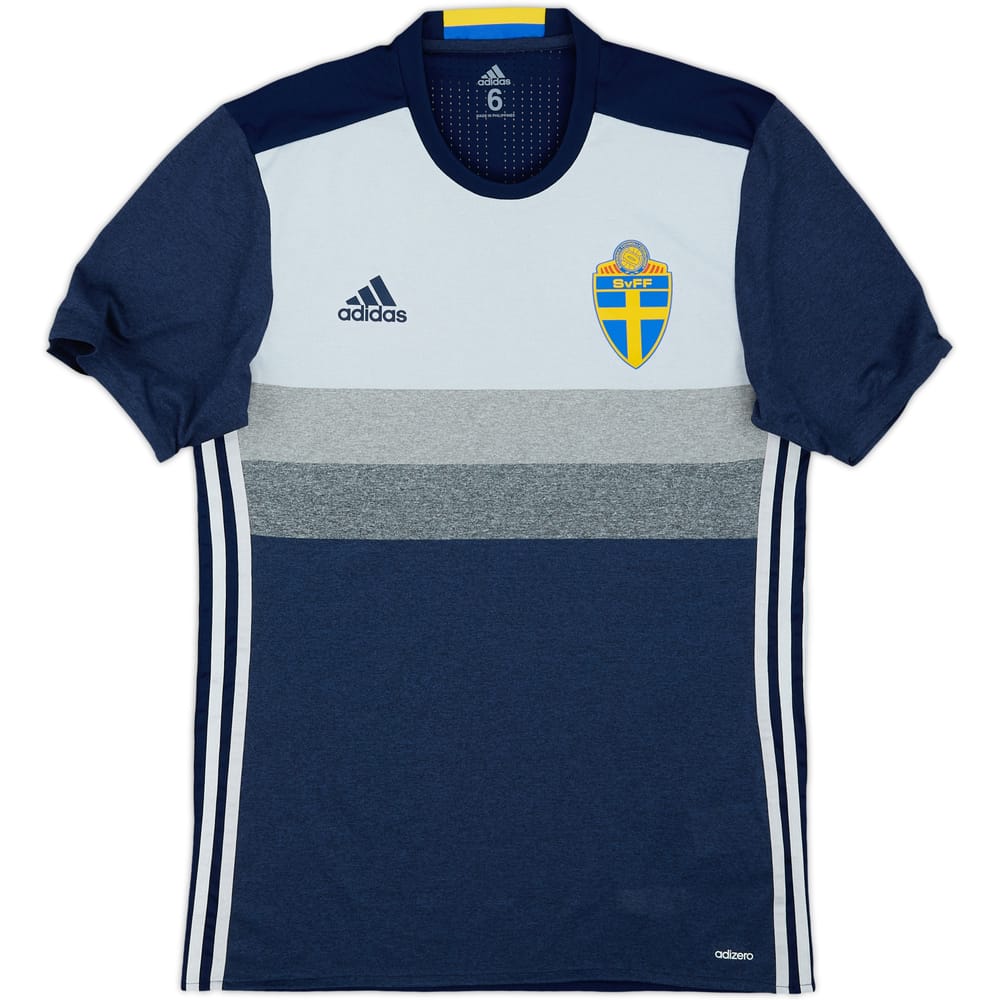 Camiseta de visitante versión jugador de Sweden 2016-17 - 8/10 - (M)