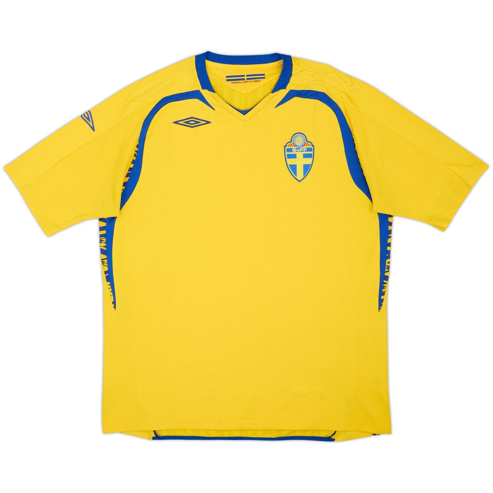 2007-09 Sweden Home Shirt - 5/10 - (XL)