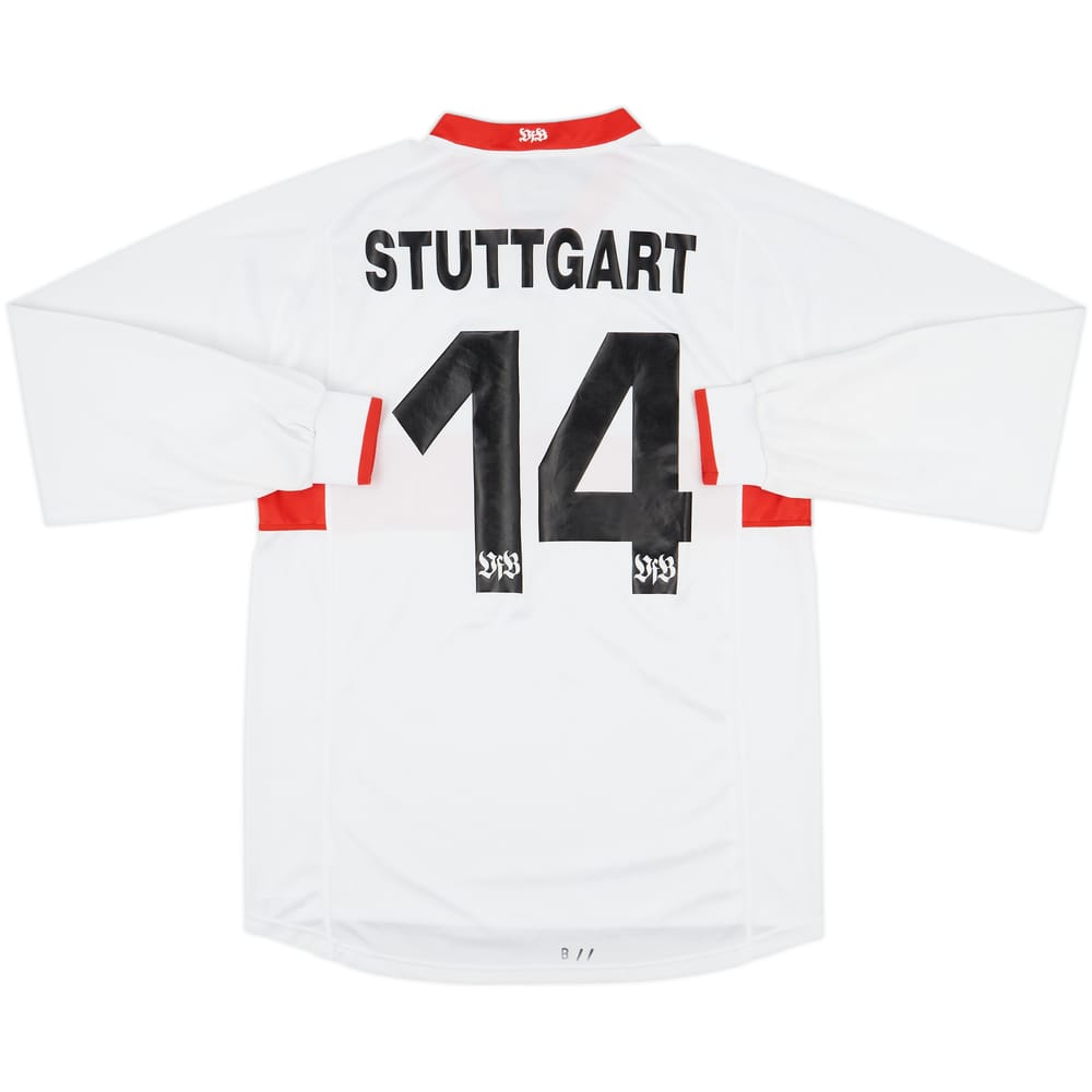 2003-04 Stuttgart Home L/S Shirt #14 - 5/10 - (XL)