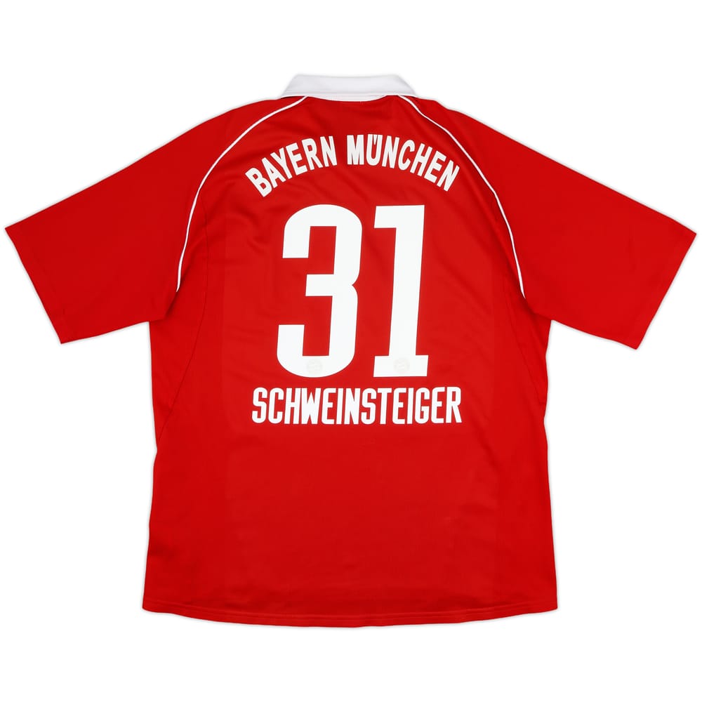 2005-06 Bayern Munich Home Shirt Schweinsteiger #31 - 5/10 - (XL)