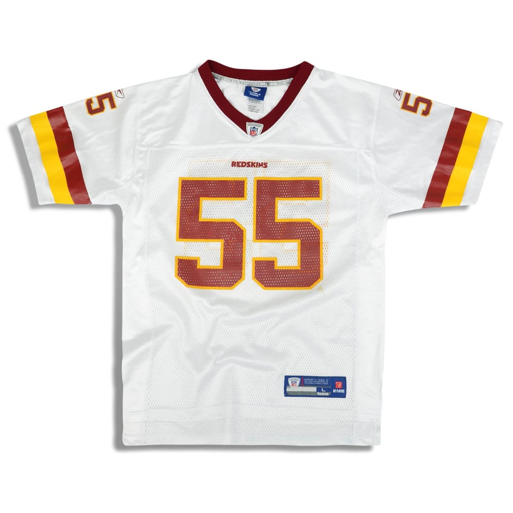 2008 Washington Redskins Taylor #55 Reebok On Field Jersey (Away) Y