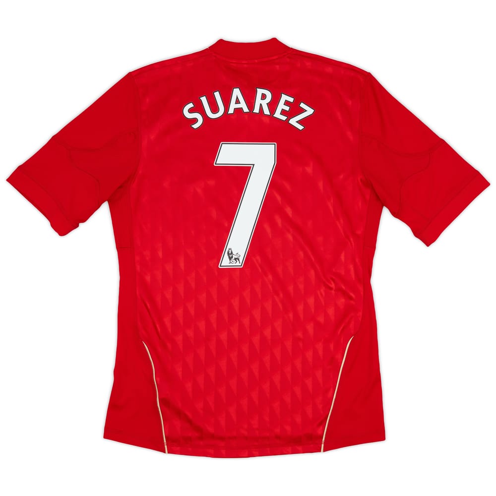 2010-12 Liverpool Home Shirt Suarez #7 - 6/10 - (S)
