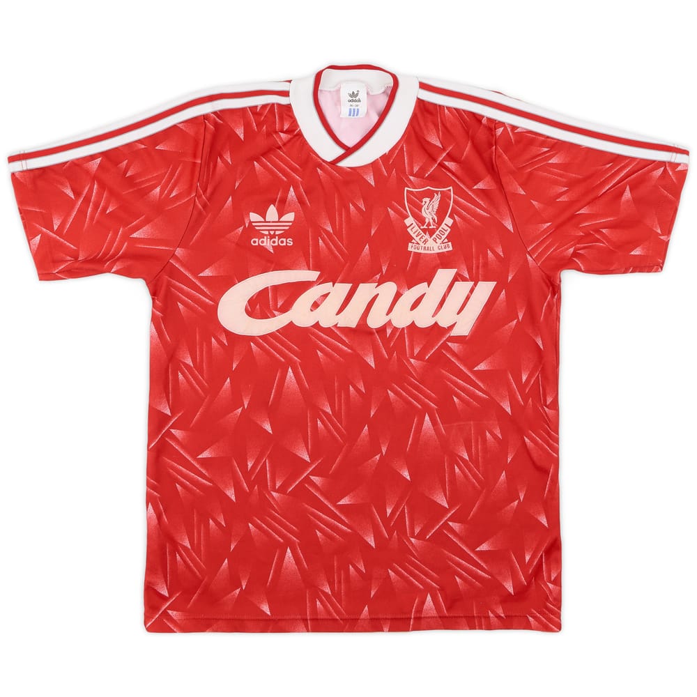 1989-91 Liverpool Home Shirt - 7/10 - (S)