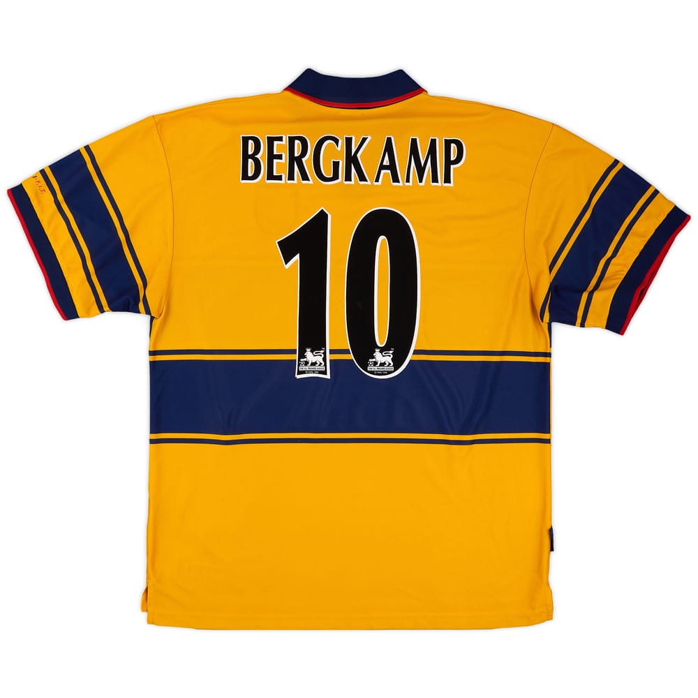 1997-99 Arsenal Away Shirt Bergkamp #10 - 6/10 - (XXL)