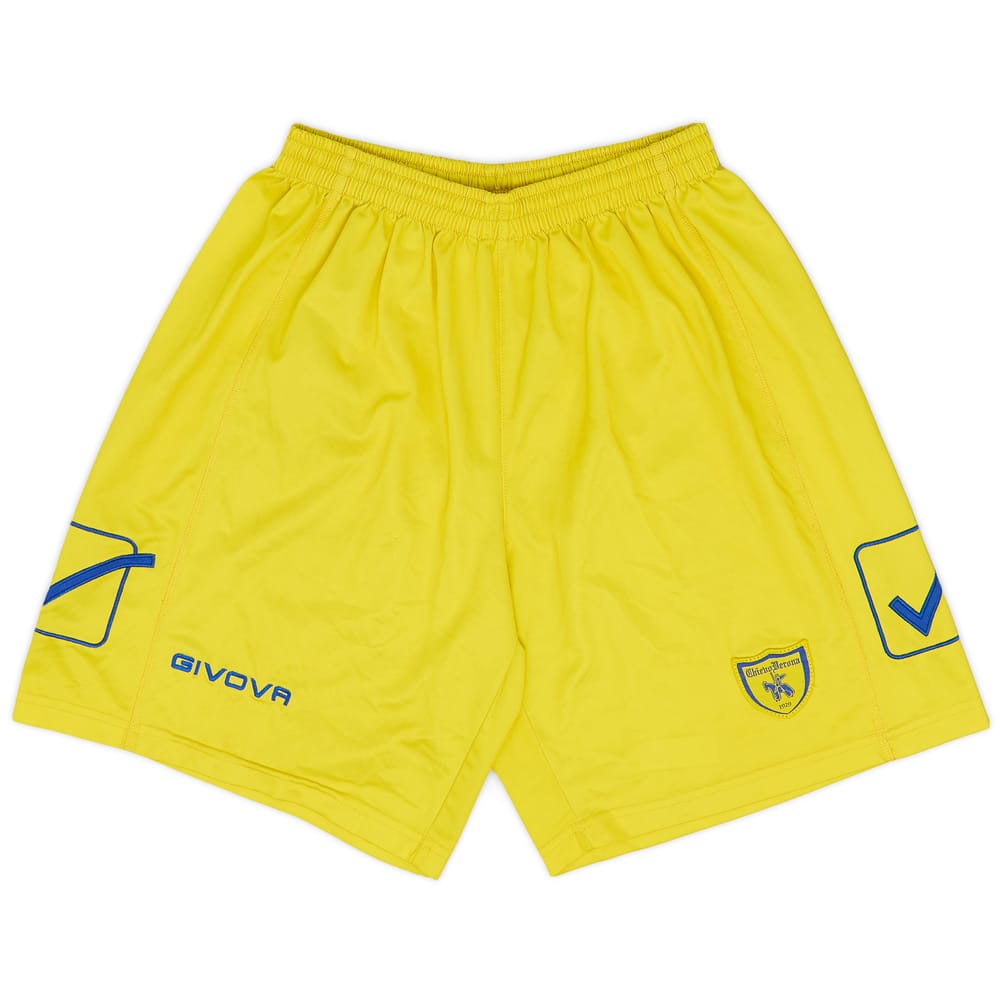 2009-10 Chievo Verona Home Shorts - 8/10 - (M)