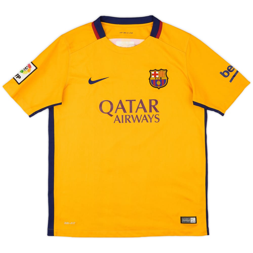 2015-16 Barcelona Away Shirt - 8/10 - (XL.Boys)