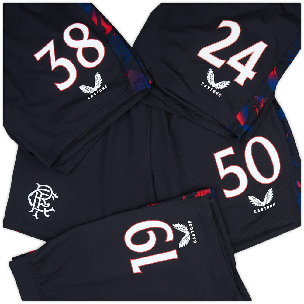 2024-25 Rangers Player Issue European Third Shorts # - 9/10