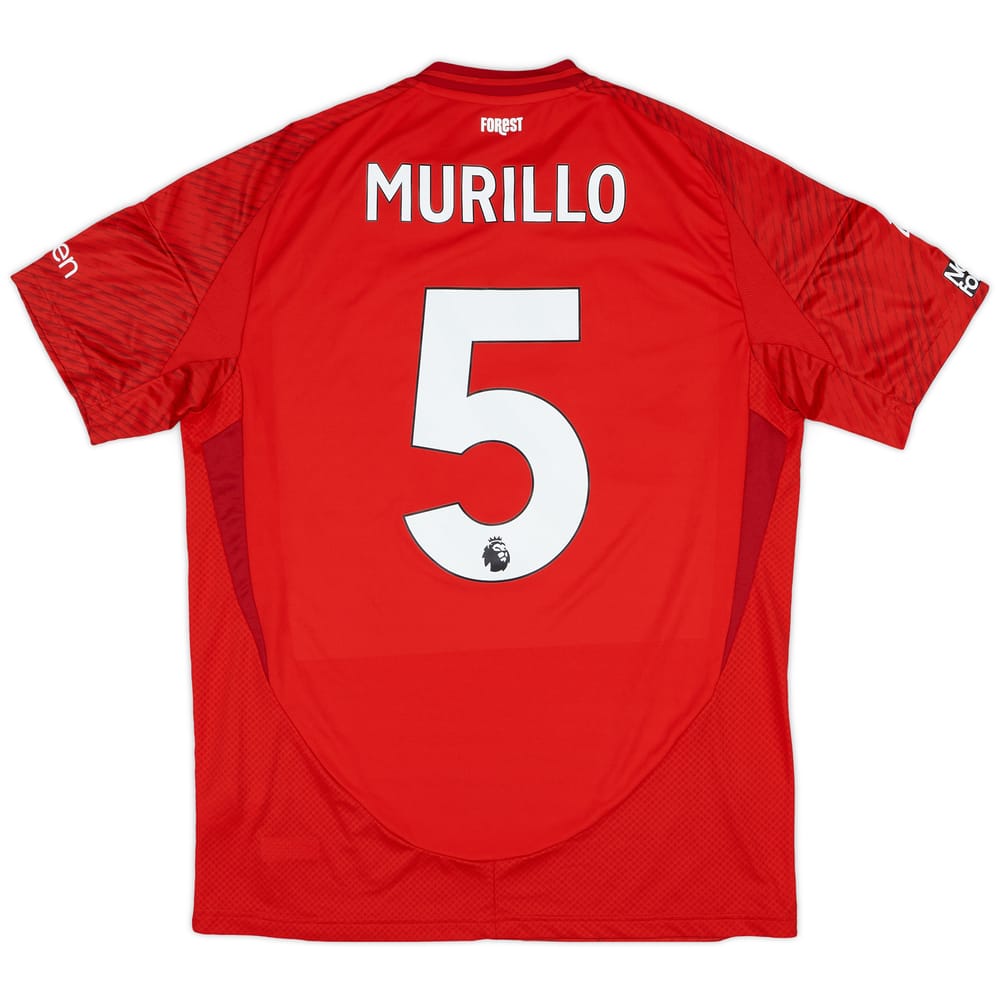2024-25 Nottingham Forest Match Issue Home Shirt Murillo #5