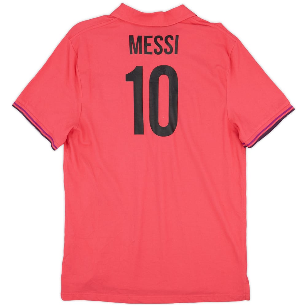 2011-12 Barcelona Nike Polo Shirt Messi #10 - 10/10 - (XL)