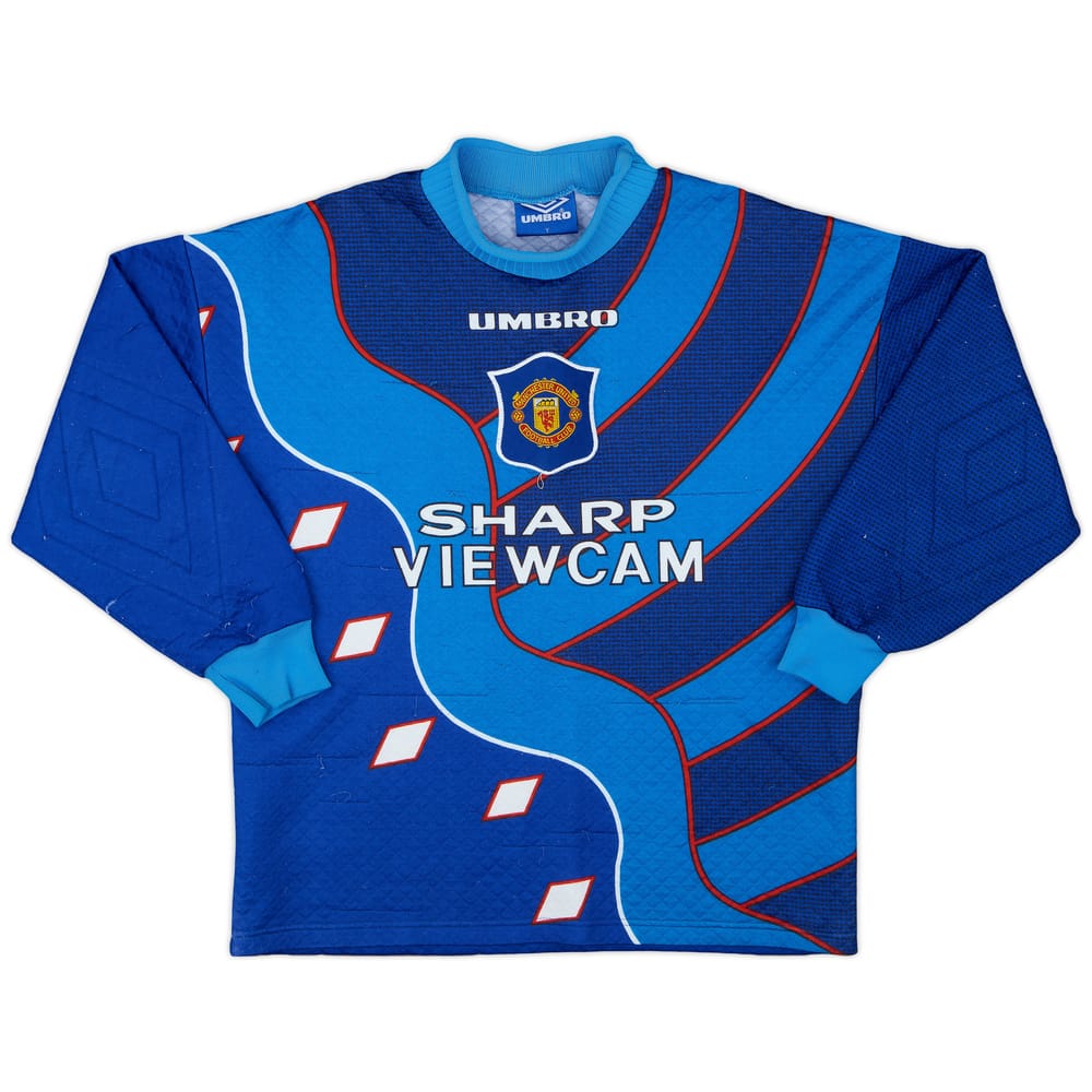 1994-97 Manchester United GK Shirt - 7/10 - (Y)