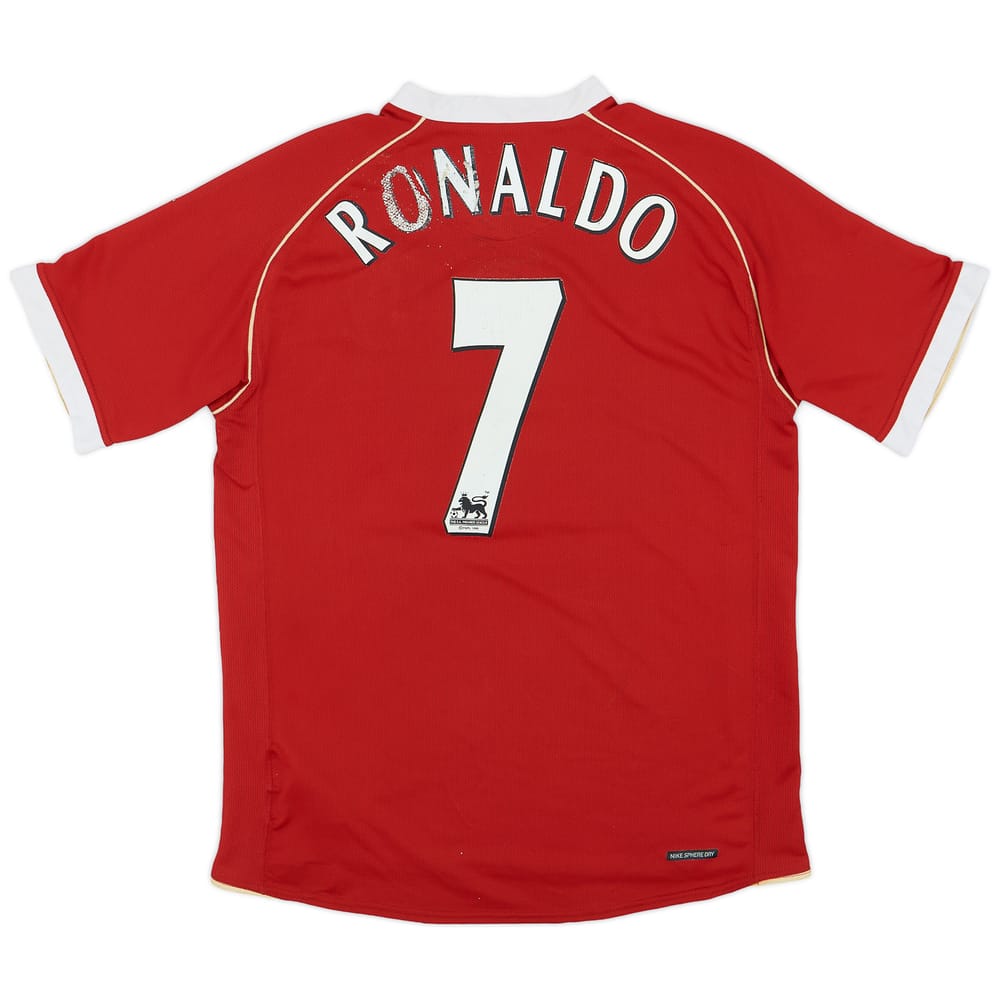 2006-07 Manchester United Home Shirt Ronaldo #7 - 5/10 - (M)